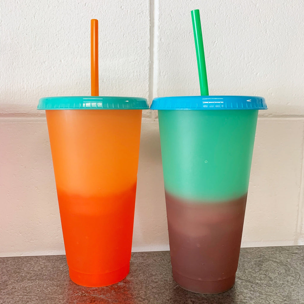 Color Changing Cold Cup 24oz - Crafting Blank - Silhouette Cricut Blanks Color changing starbucks inspired- DECAL NOT INCLUDED