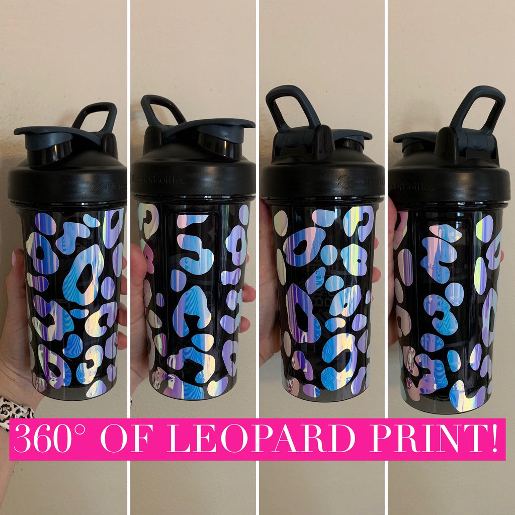 Leopard-ized CUPS Blender Bottle Shaker Bottle, Tumbler, Cold Cup or DIY option! Leopard Print Shaker Cup- Leopard Starbucks Cold Cup