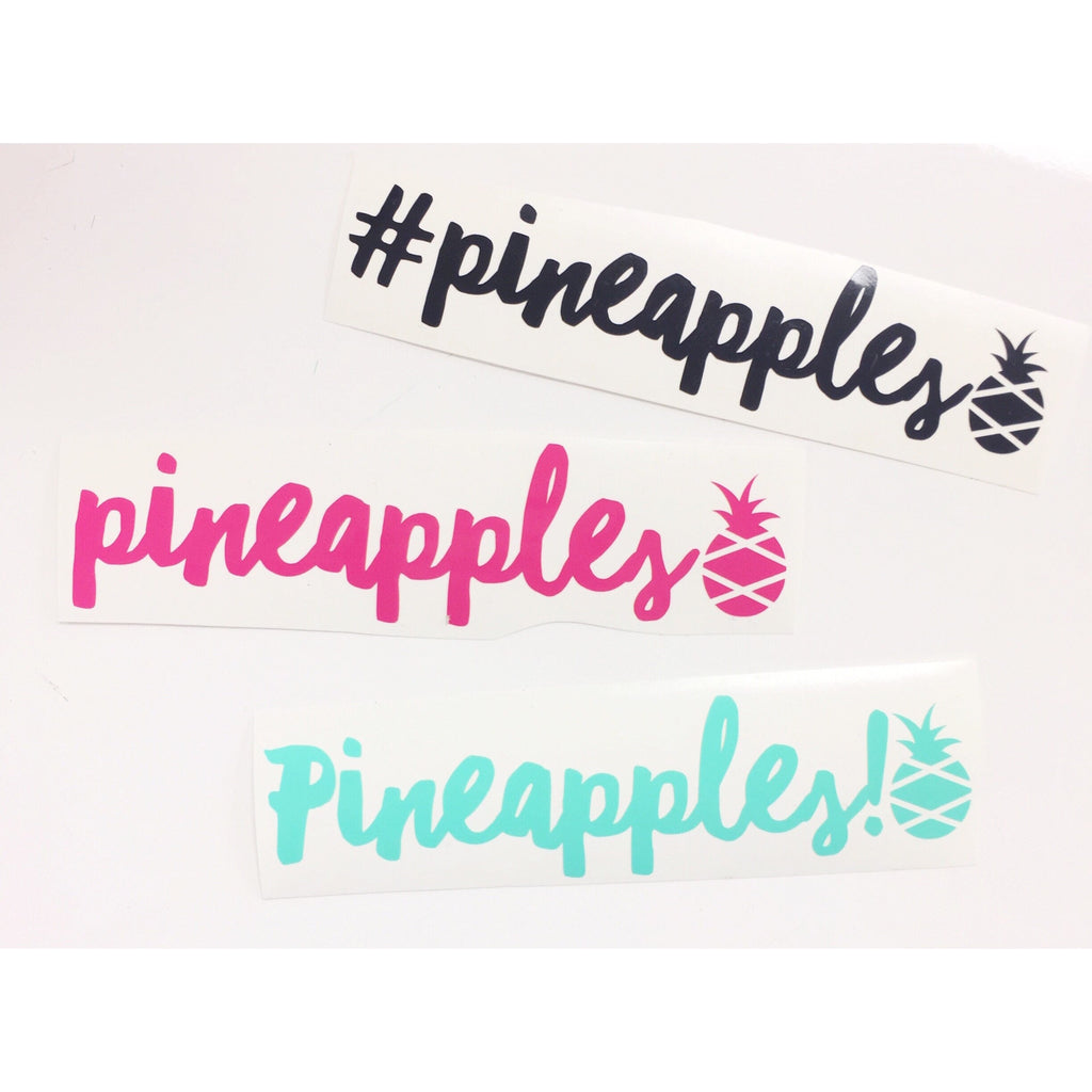 Pineapples Decal for Shaker - #pineapples - Pineapples! - Custom Sticker