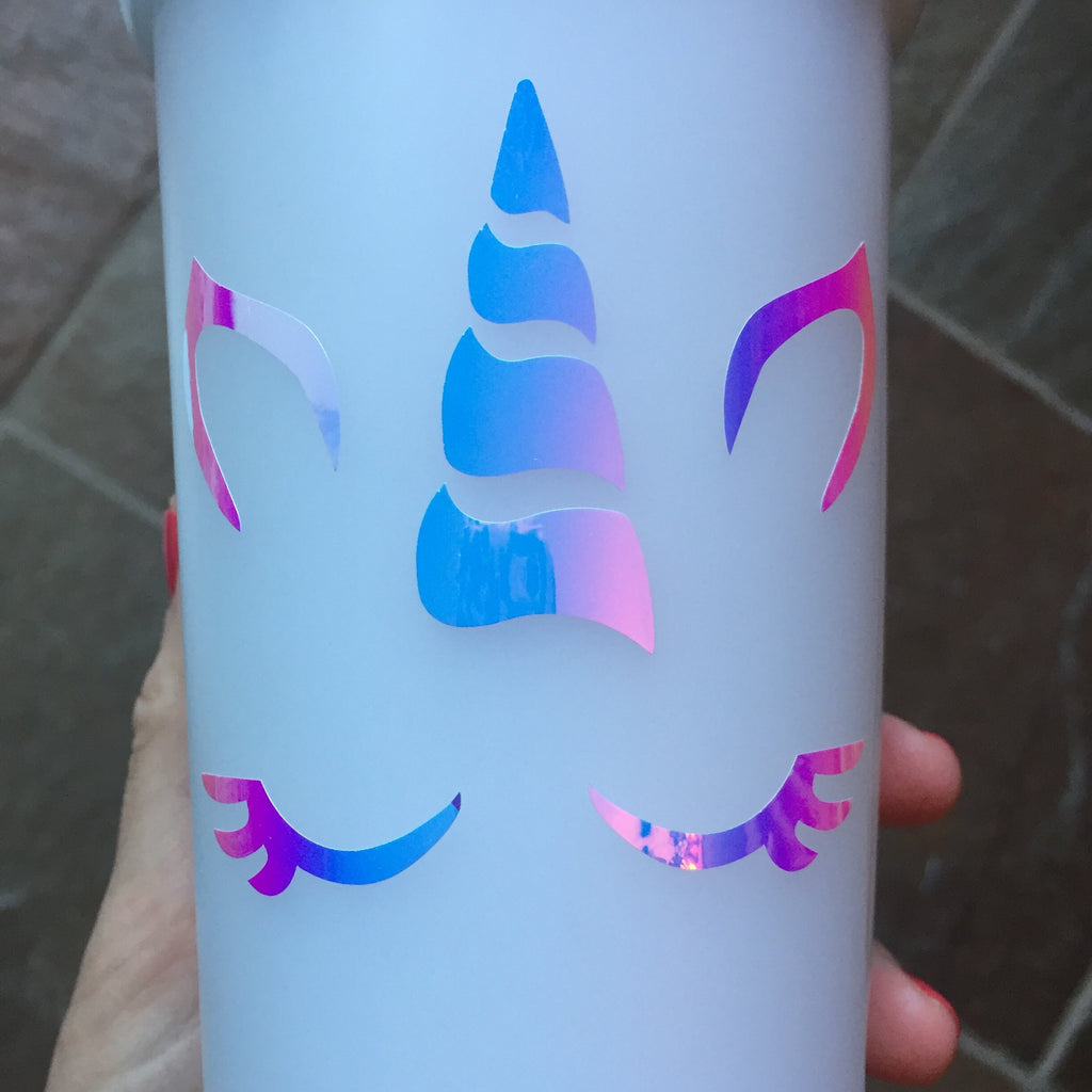 Unicorn Shaker Cup Decal - Yeti Decal- Bachelorette Party- Magical Unicorn