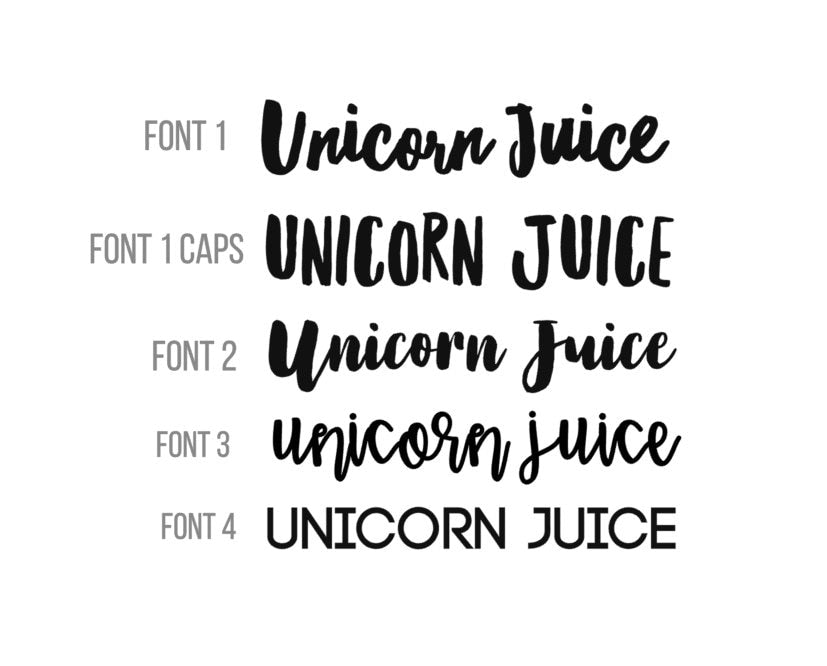 Unicorn Juice Decal Sticker - Workout Shaker Bottle Sticker - Computer Sticker