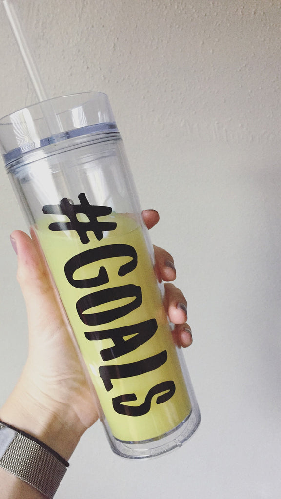 Goals #goals Shaker Decal - DECAL ONLY