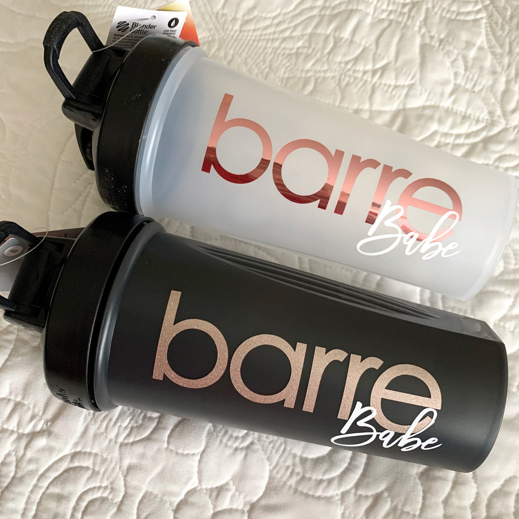 BARRE BABE Luxe Decal - Shaker Cup Decal- Workout Sticker - Decal only