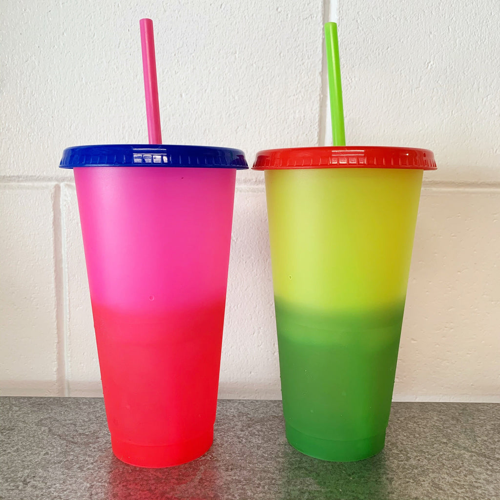 Color Changing Cold Cup 24oz - Crafting Blank - Silhouette Cricut Blanks Color changing starbucks inspired- DECAL NOT INCLUDED