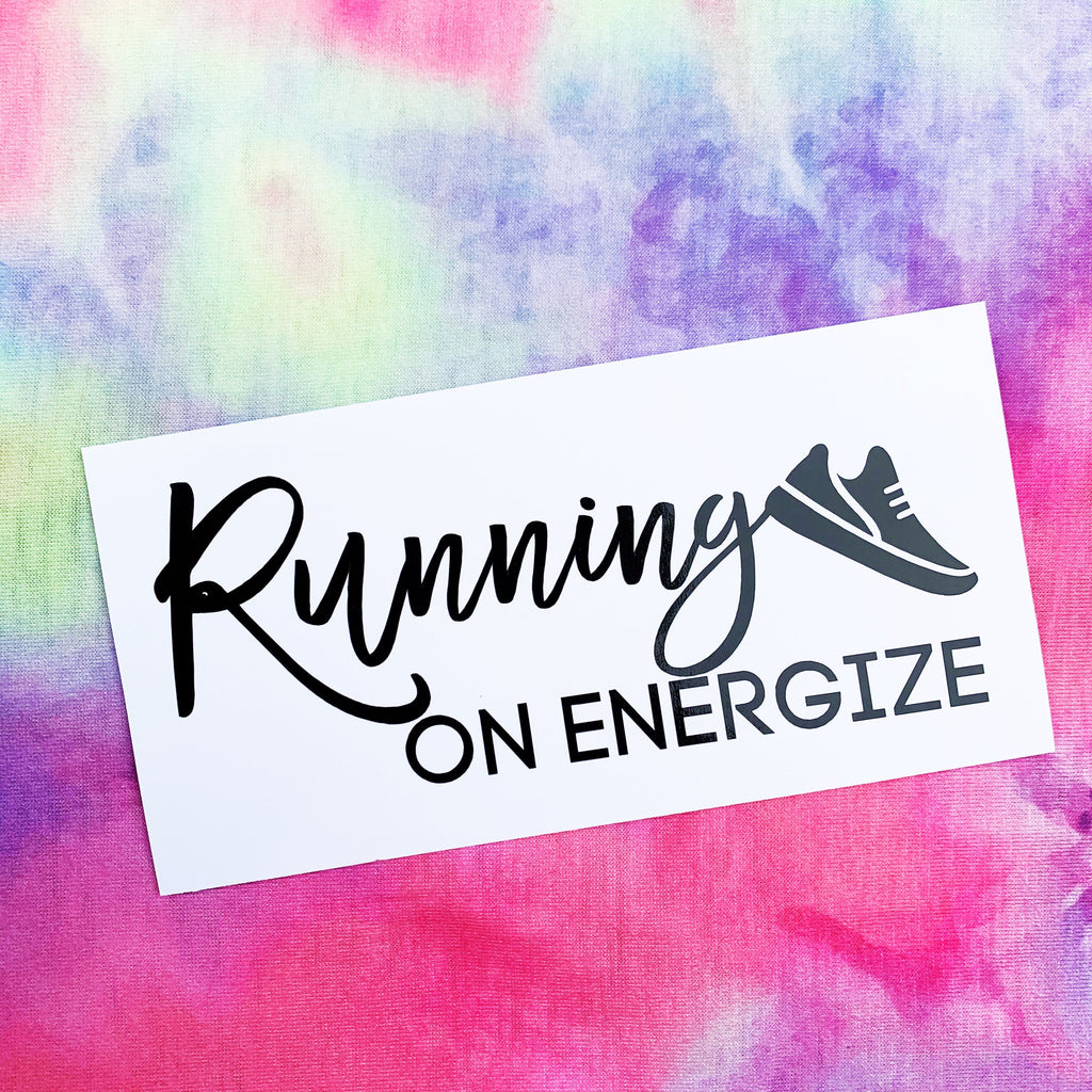 Ready to Run Decal Collection- Running Decals- Breakaway Babe- Running Theme Decals- Peace Love Run- Energize - Decals ONLY