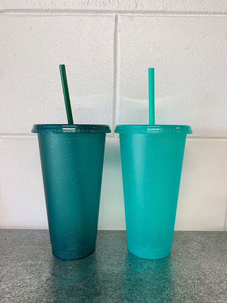 Glitter Reusable Cold Cup - 24oz Blank Cold Cup (DECAL NOT INCLUDED)