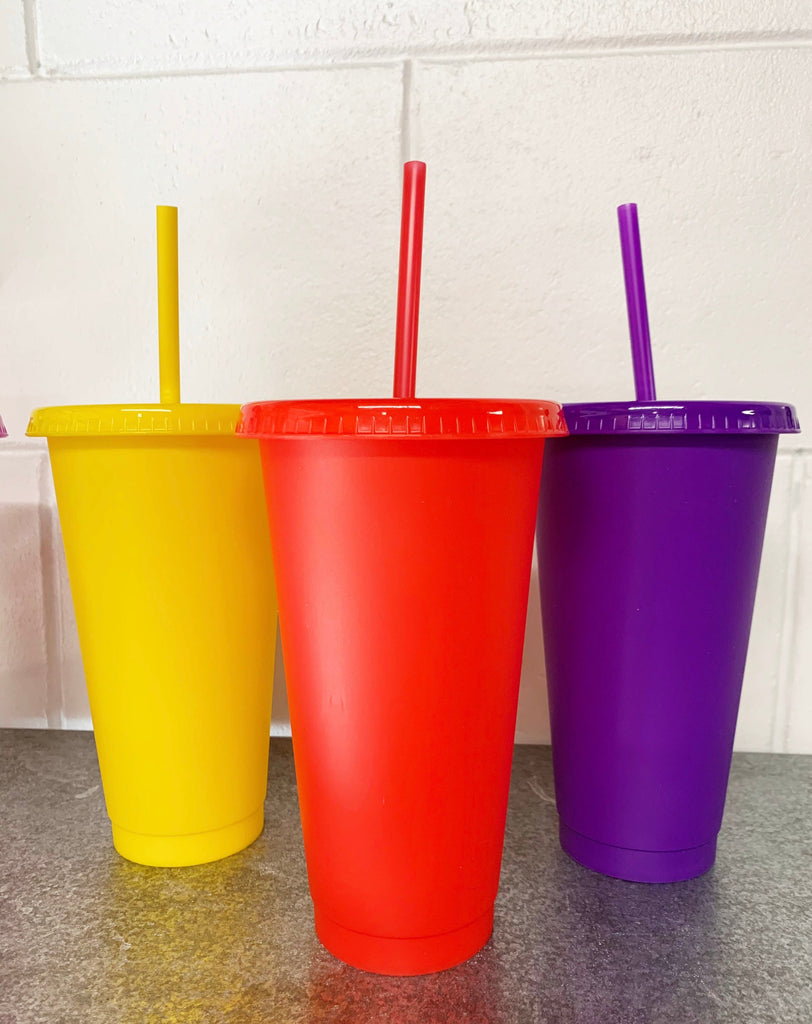 Gem Tone Reusable Cold Cup - 24oz Blank Cold Cup (DECAL NOT INCLUDED)