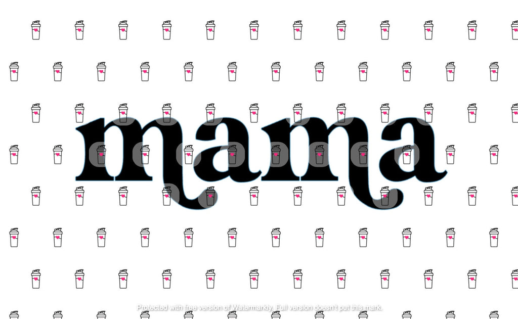 MAMA vintage style decal - Cup Decal- Name sticker- Mother's Day- DECAL ONLY