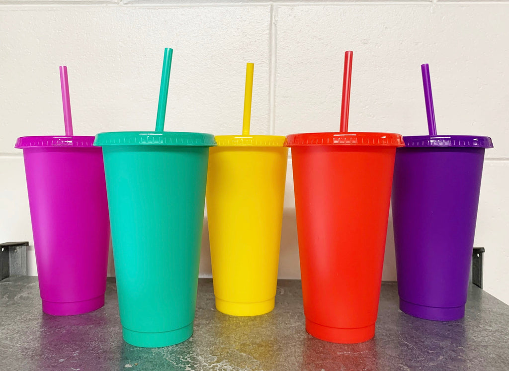 Gem Tone Reusable Cold Cup - 24oz Blank Cold Cup (DECAL NOT INCLUDED)