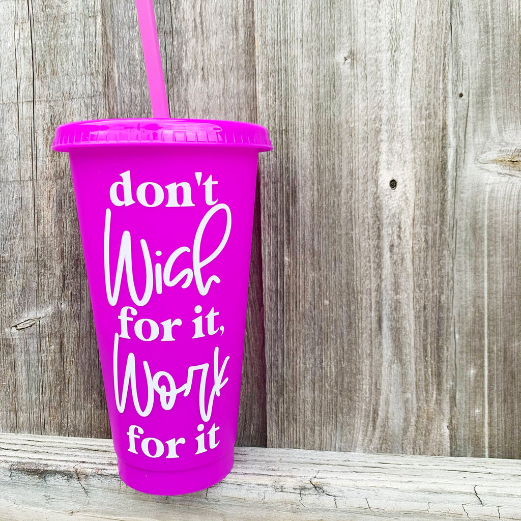 Gem Tone Reusable Cold Cup - 24oz Blank Cold Cup (DECAL NOT INCLUDED)