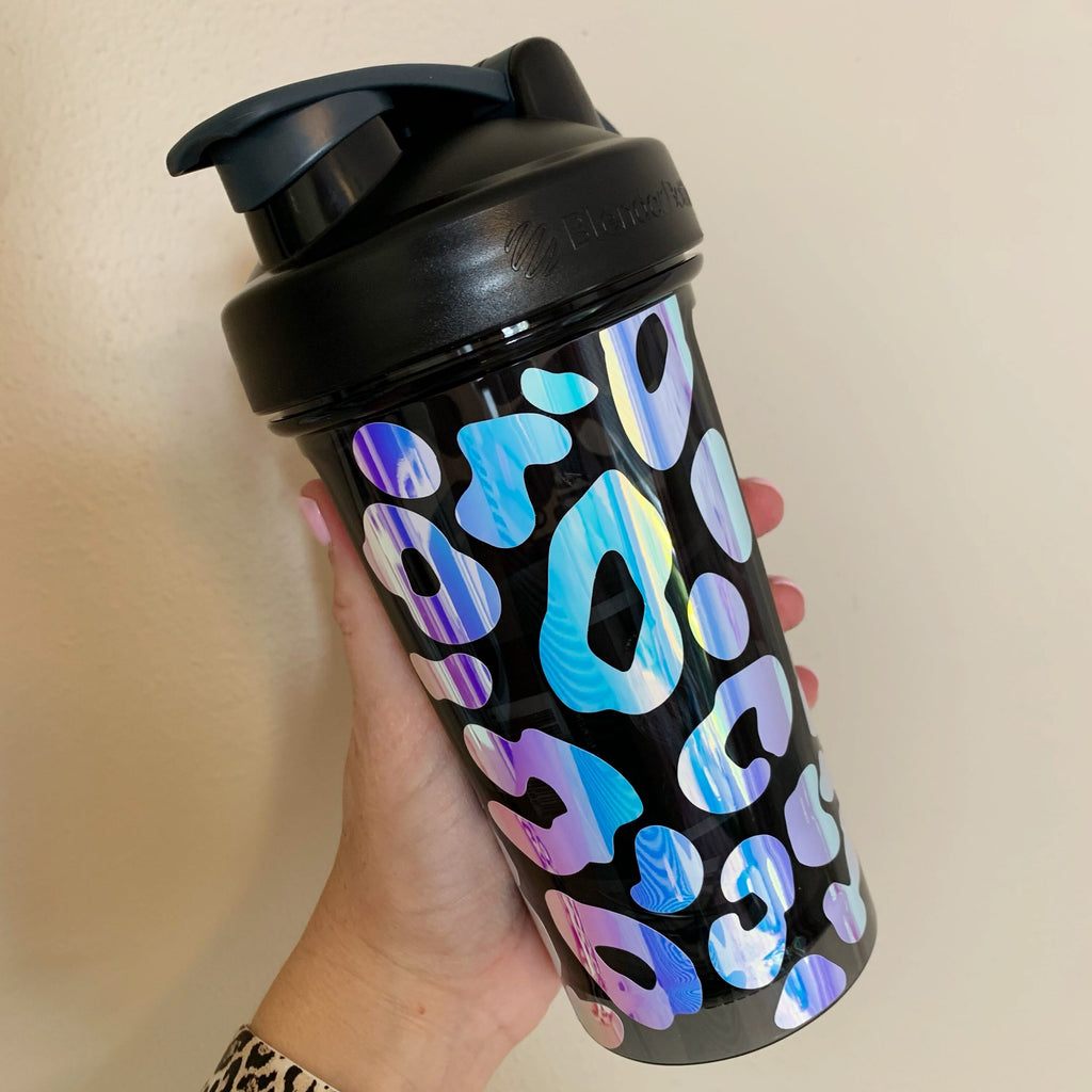 Leopard-ized CUPS Blender Bottle Shaker Bottle, Tumbler, Cold Cup or DIY option! Leopard Print Shaker Cup- Leopard Starbucks Cold Cup