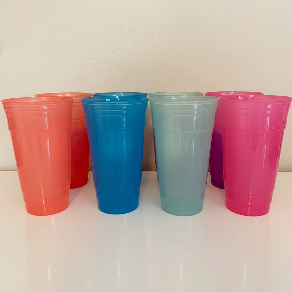 36oz Color Changing Party Cup Reusable Blank Cold Cup (Decal not included)