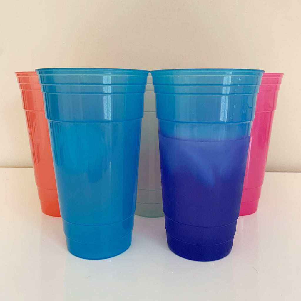 36oz Color Changing Party Cup Reusable Blank Cold Cup (Decal not included)