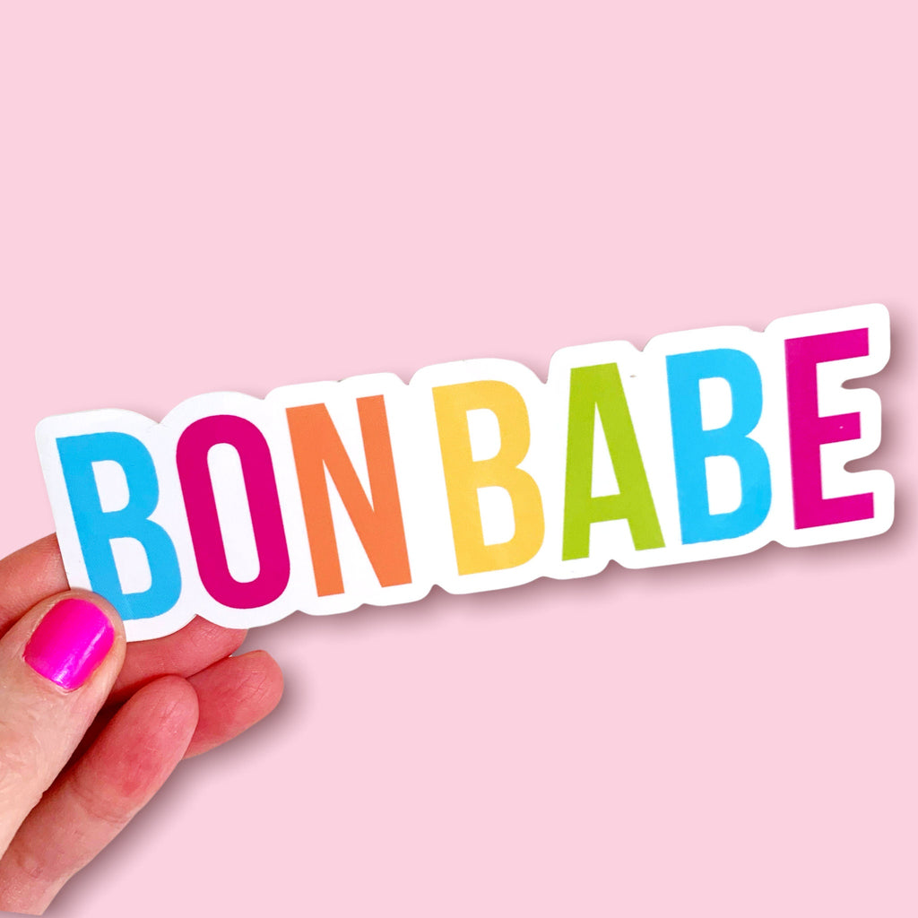 Bon Babe Color Pop Sticker- Large size for Cups, Shakers, Water Bottles, Laptop-Anywhere! BonBabe Fizzy Vibes Arbonne Fizz Cup- Sticker Only