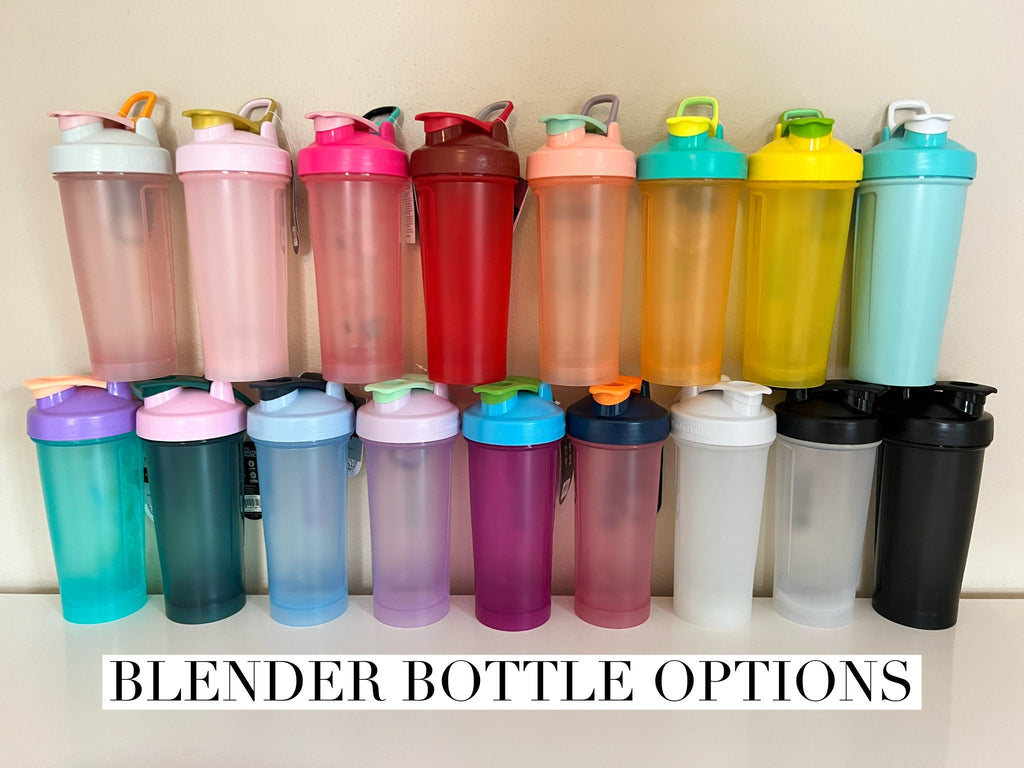 Blender Bottle Options/ Add a Blender Bottle Shaker Cup to your order (decal not included)/ 20oz 28oz Custom Shaker Cup