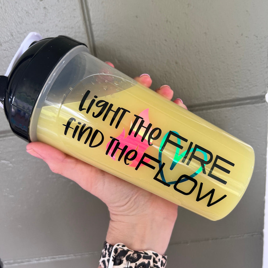 Light Your Fire, Find your Flow Collection- Workout Inspired - Energize Decal